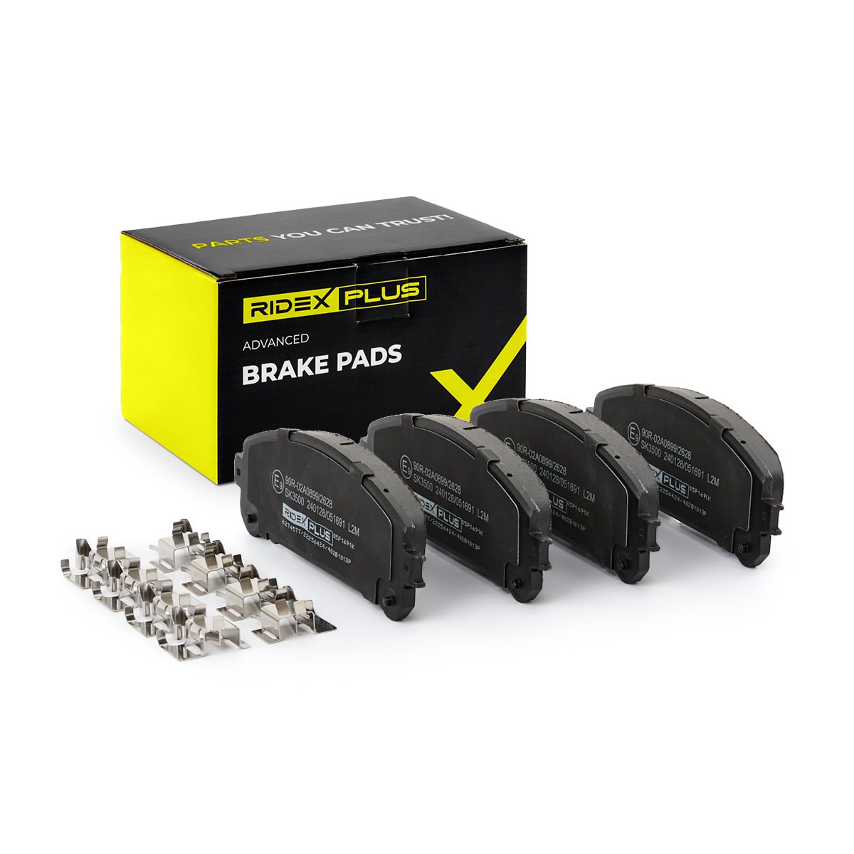 RIDEX PLUS Brake pad set Article number: 402B1013P cheaply