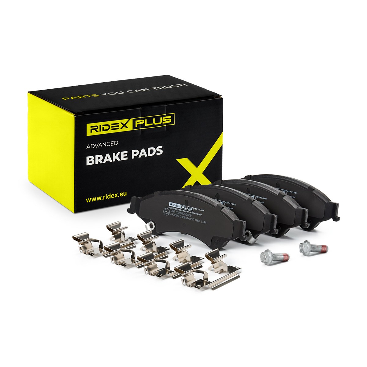 RIDEX PLUS Brake pad set Article number: 402B0809P cheaply