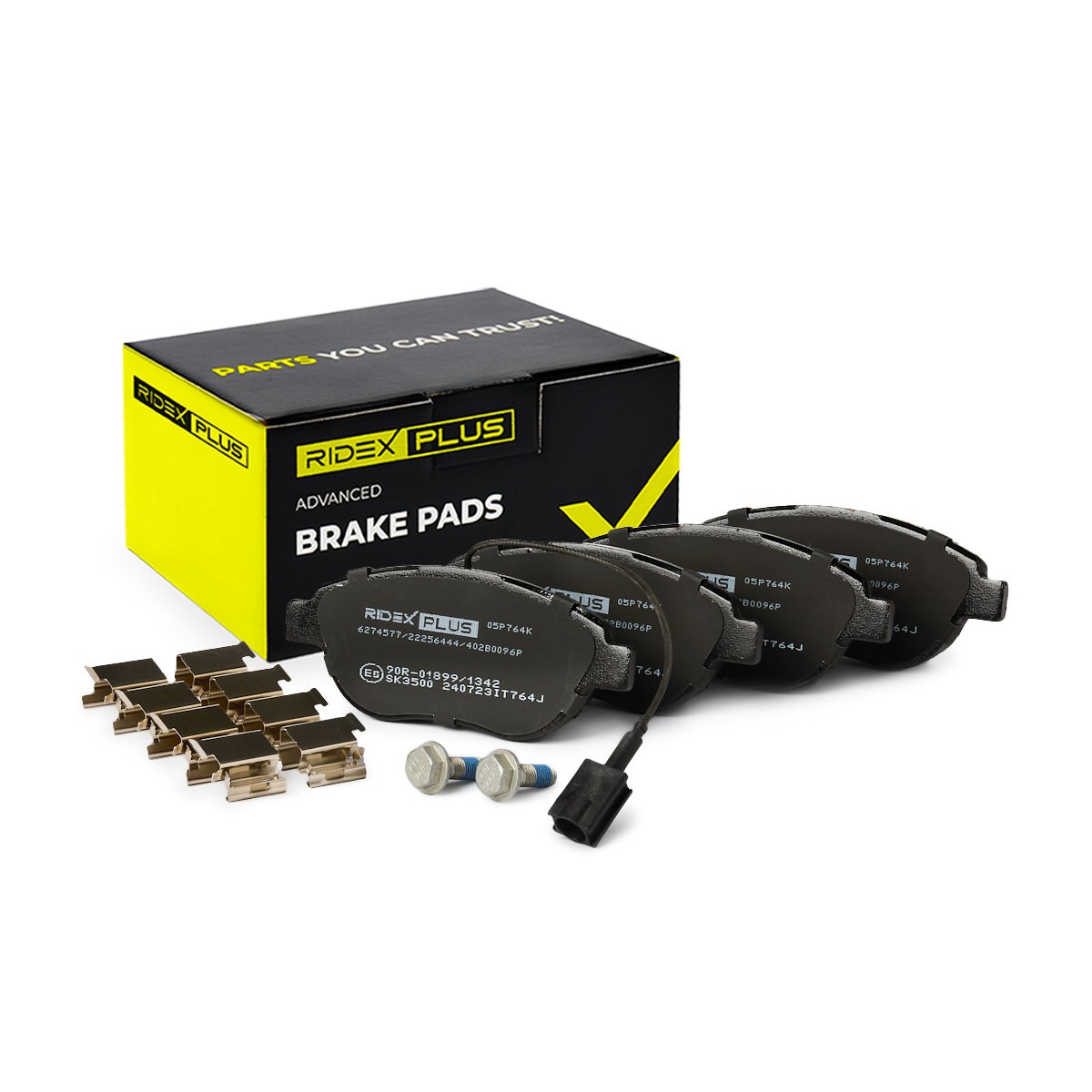 RIDEX PLUS Brake pad set Article number: 402B0096P cheaply