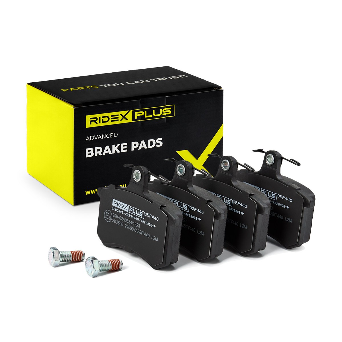 RIDEX PLUS Brake pad set Article number: 402B0021P cheaply