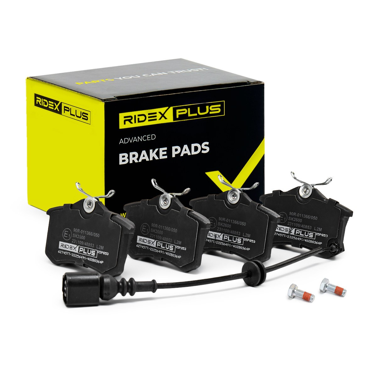 RIDEX PLUS Brake pad set Article number: 402B0364P cheaply