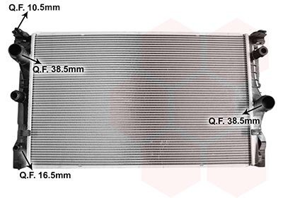 VAN WEZEL Engine radiator Article number: 06012752 cheaply