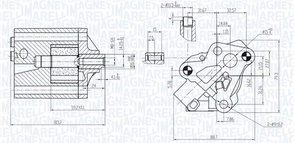 MAGNETI MARELLI Õlipump Artikli number: 351516000133 soodsalt