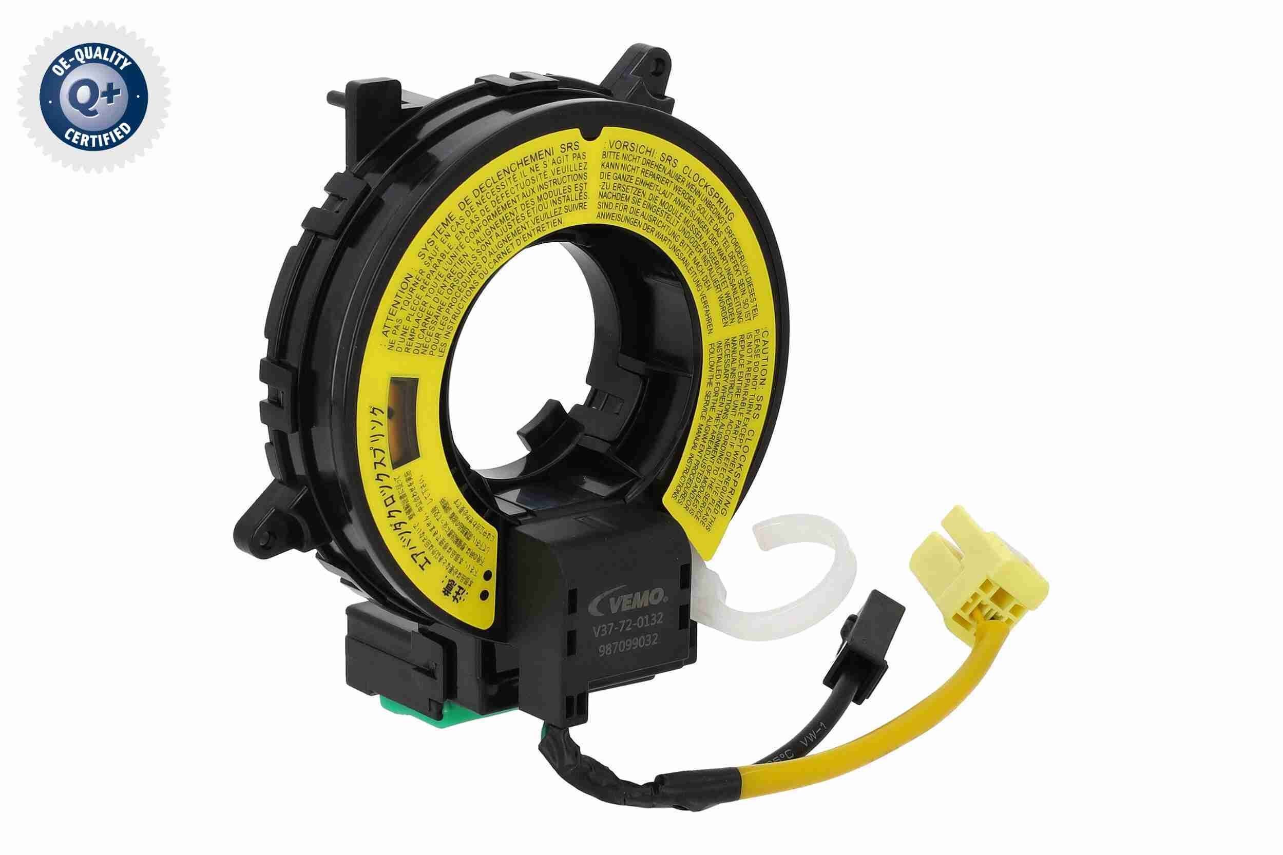 VEMO V37-72-0132 Clockspring, airbag LANCER 1.5 VVT (CS2A) 90 PS Petrol 2013
