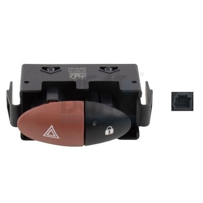 MEAT & DORIA 236020 Hazard Light Switch MASTER 2.3 dCi 100 FWD (JV0A, JV0B, JV0G, JV0H) 101 PS Diesel