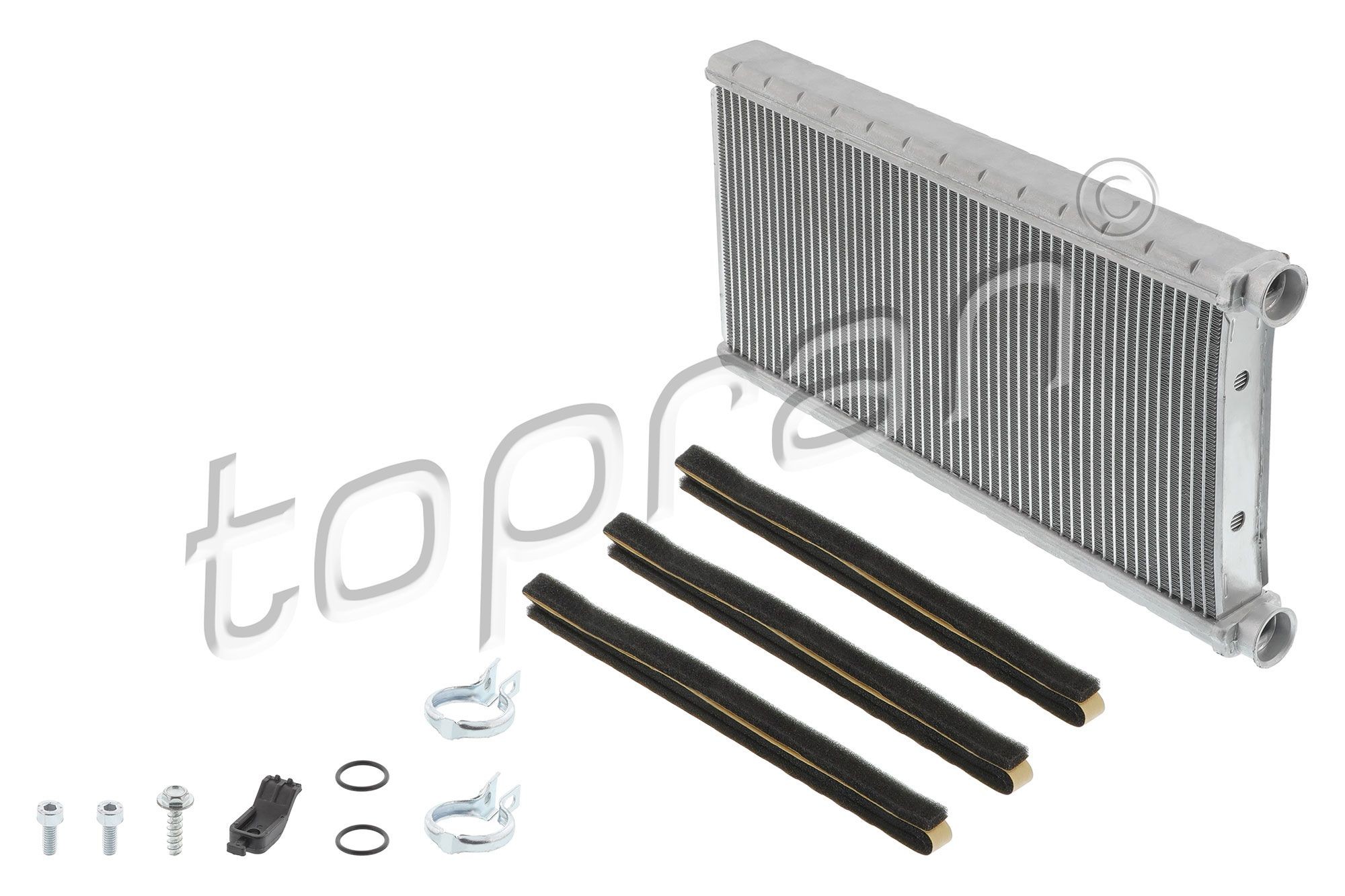 TOPRAN Heater matrix Article number: 119 873 cheaply