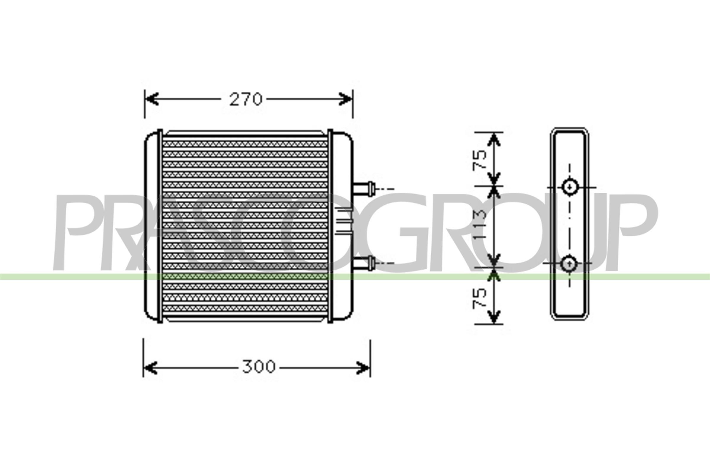 PRASCO Heater matrix Article number: FT925H002 cheaply