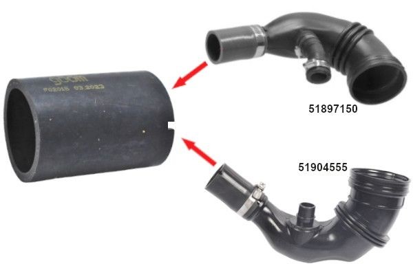 GOOM Charger intake hose Article number: AH-0831 cheaply
