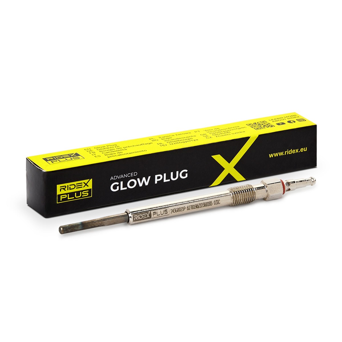 RIDEX PLUS Glow plug Article number: 243G0021P cheaply