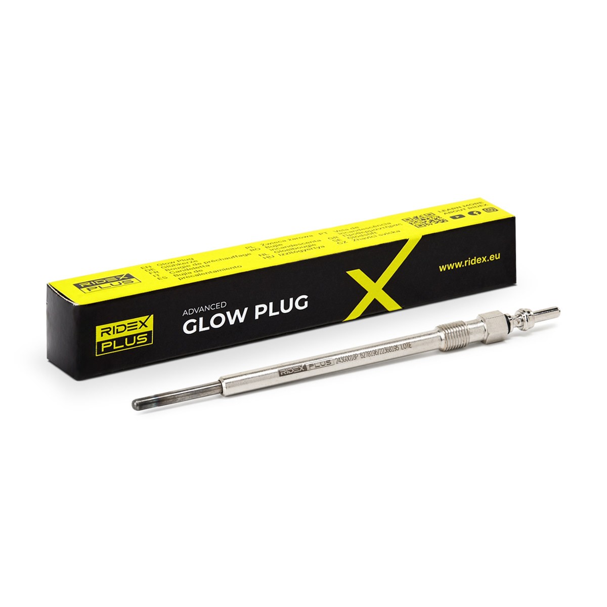 RIDEX PLUS Glow plug Article number: 243G0018P cheaply