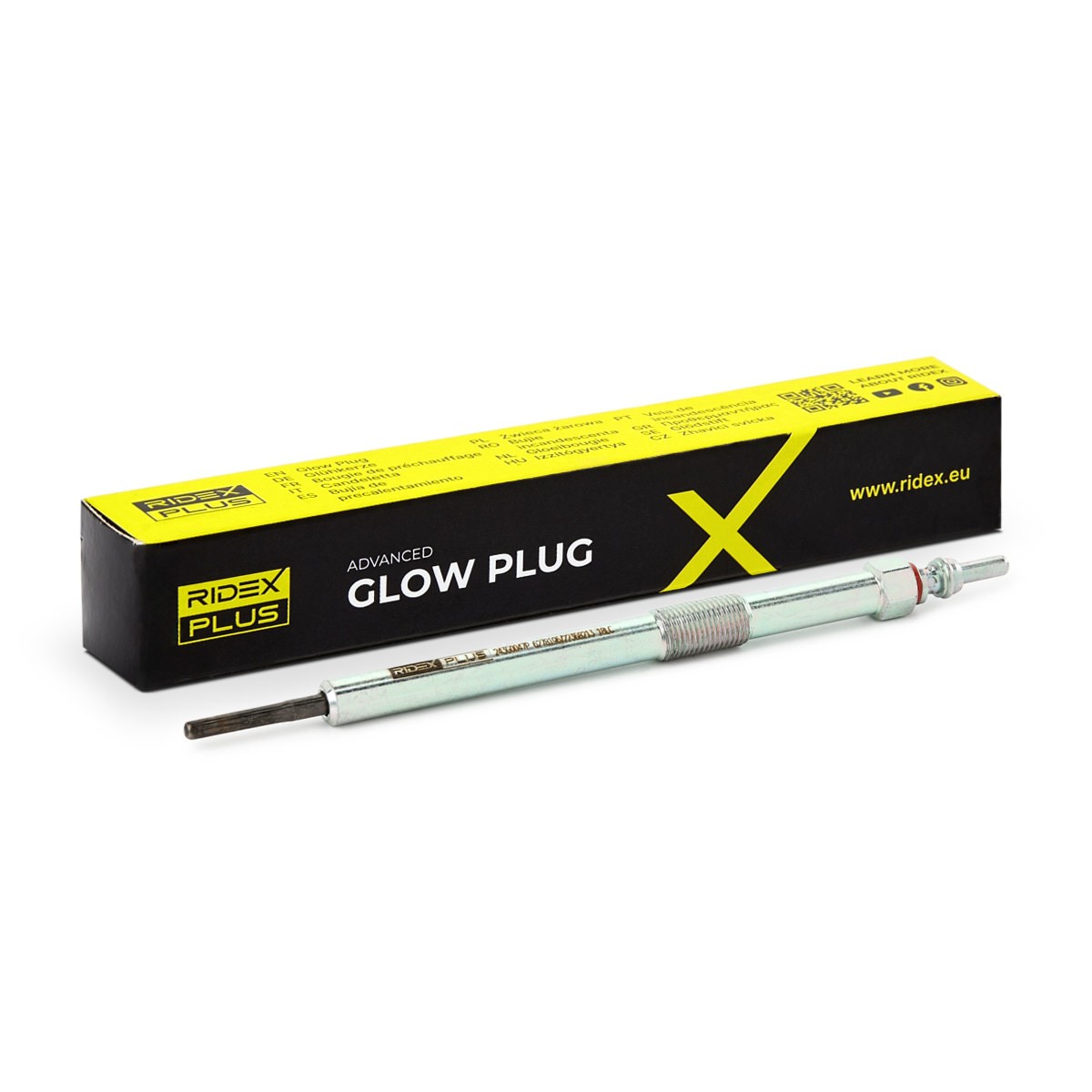 RIDEX PLUS Glow plug Article number: 243G0047P cheaply