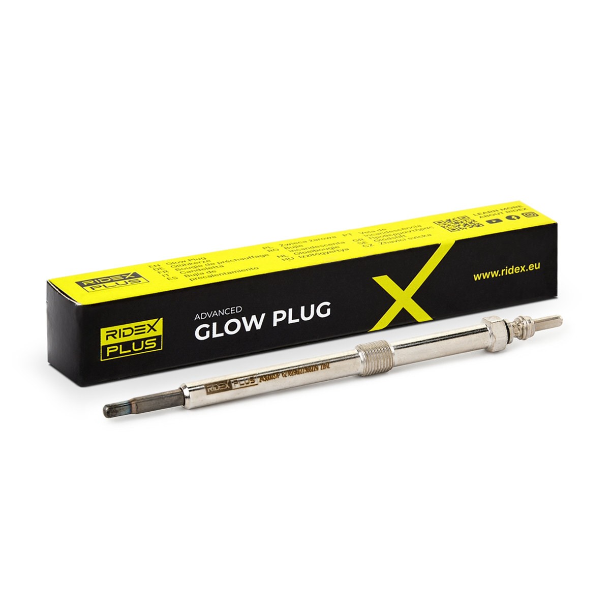 RIDEX PLUS Glow plug Article number: 243G0037P cheaply