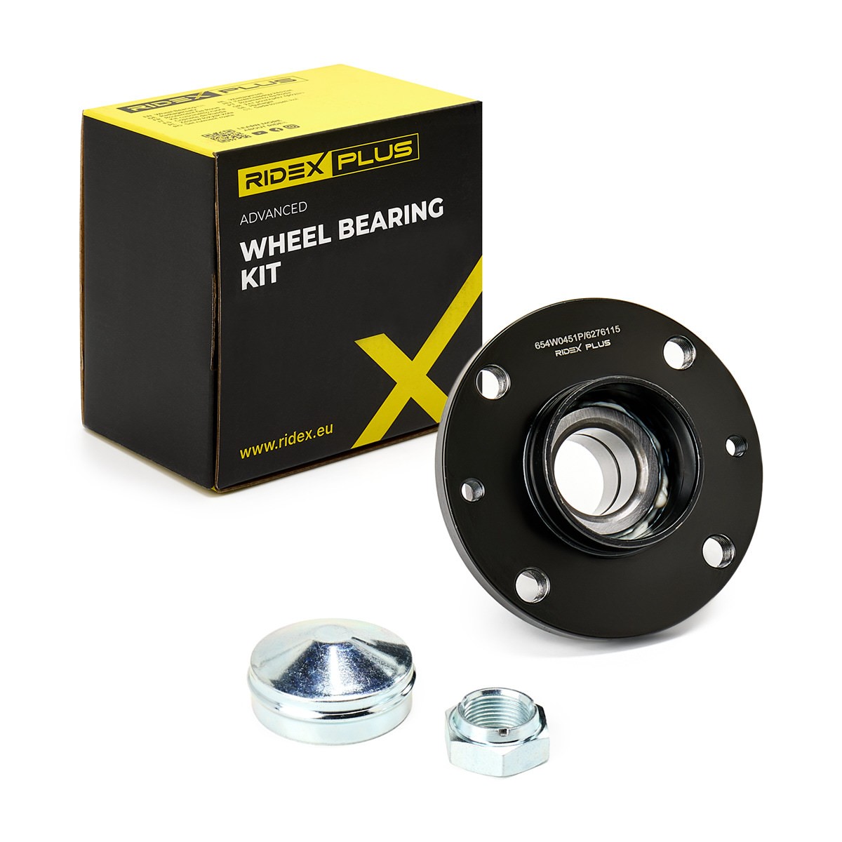 RIDEX PLUS Wheel bearing kit Article number: 654W0451P cheaply