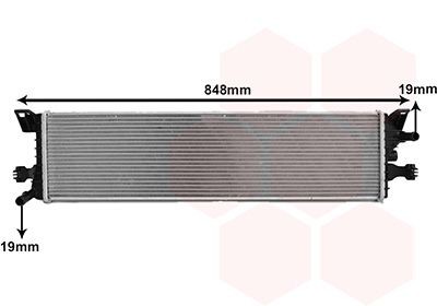 VAN WEZEL Radiaator, mootorijahutus Artikli number: 18012724 soodsalt
