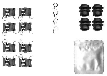 TEXTAR 82562300 Σετ βοηθ. εξαρτημάτων, τακάκια φρένων RAV 4 2.0 VVTi (MXAA52) 173 PS Βενζίνη