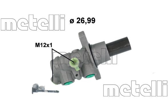 METELLI Peapiduri silinder Artikli number: 05-1269 soodsalt