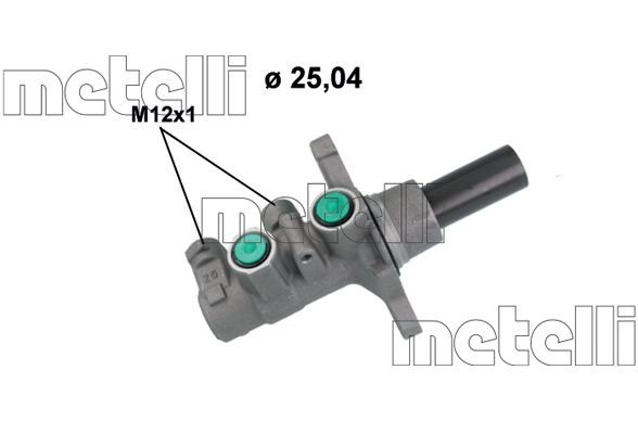 METELLI Brake master cylinder Article number: 05-1272 cheaply