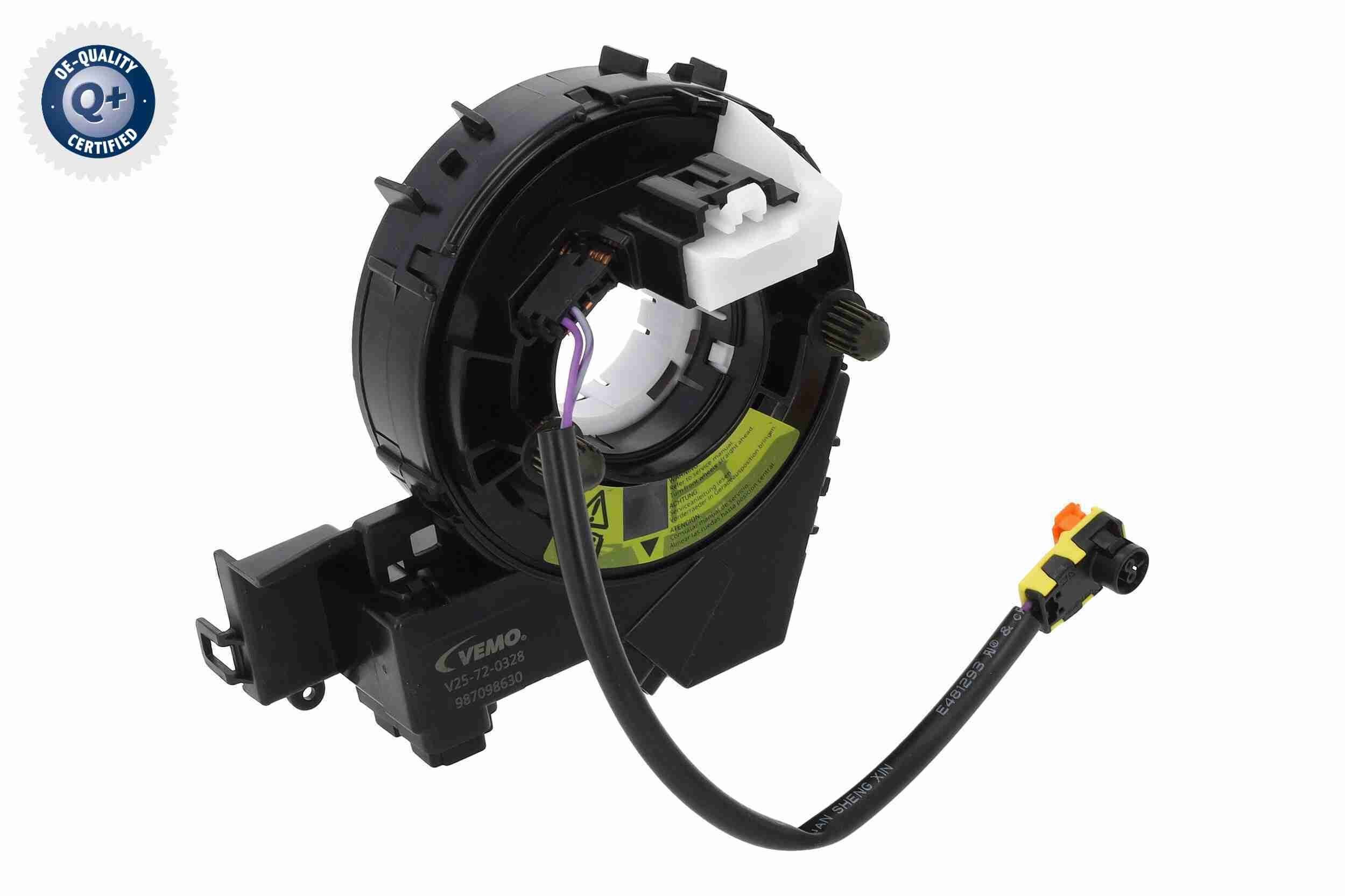 VEMO V25-72-0328 Vinkelfjeder, Airbag TRANSIT CUSTOM 2.0 EcoBlue mHEV 105 HK Diesel/elektro