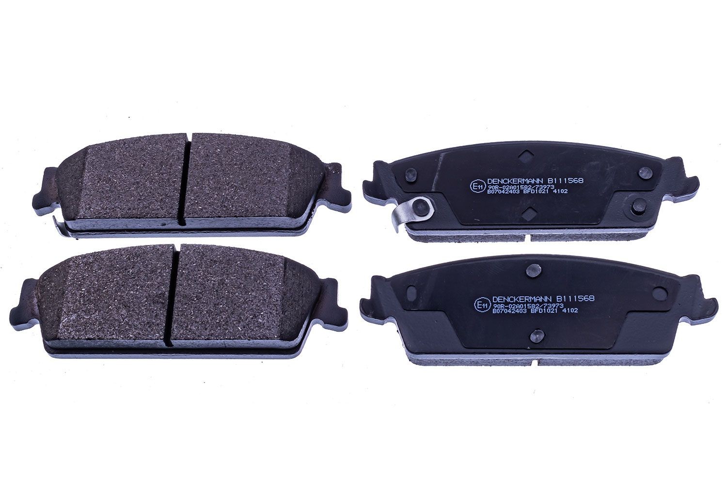 DENCKERMANN Brake pad set Article number: B111568 cheaply