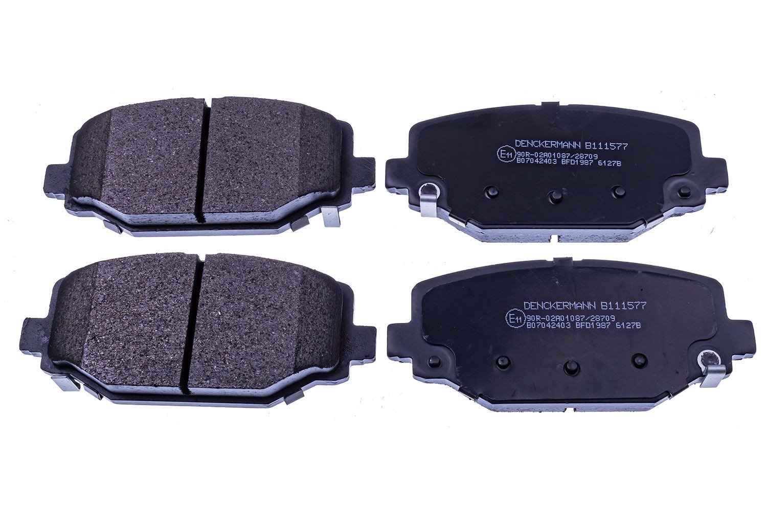 DENCKERMANN Brake pad set Article number: B111577 cheaply