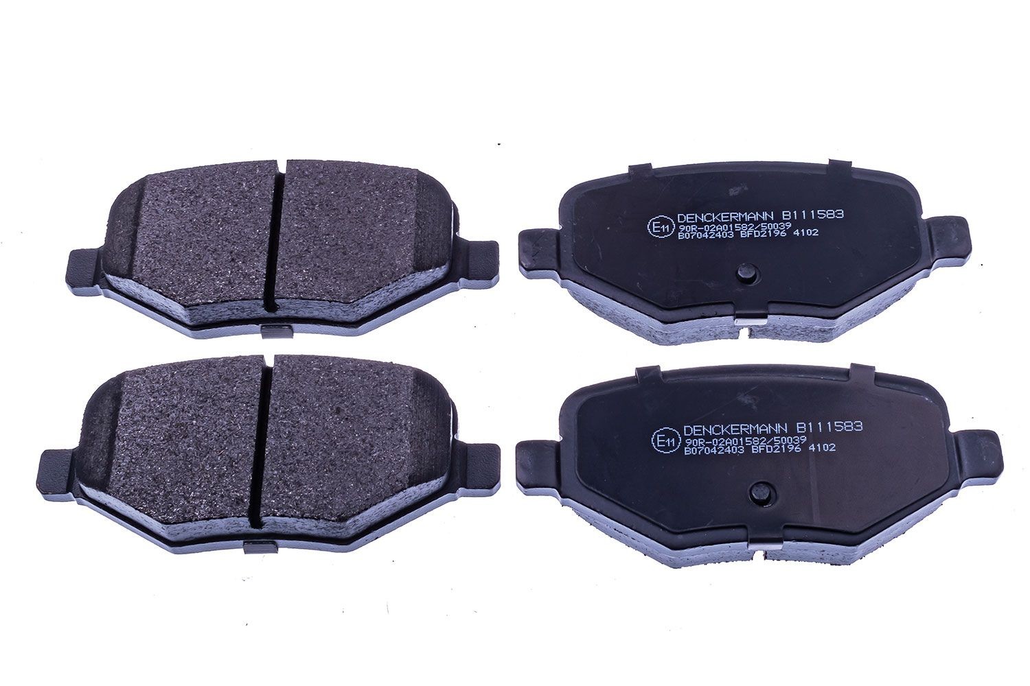 DENCKERMANN Brake pad set Article number: B111583 cheaply
