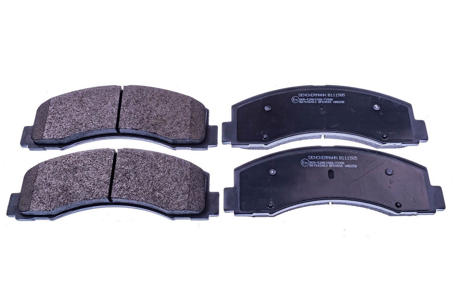 DENCKERMANN Brake pad set Article number: B111584 cheaply
