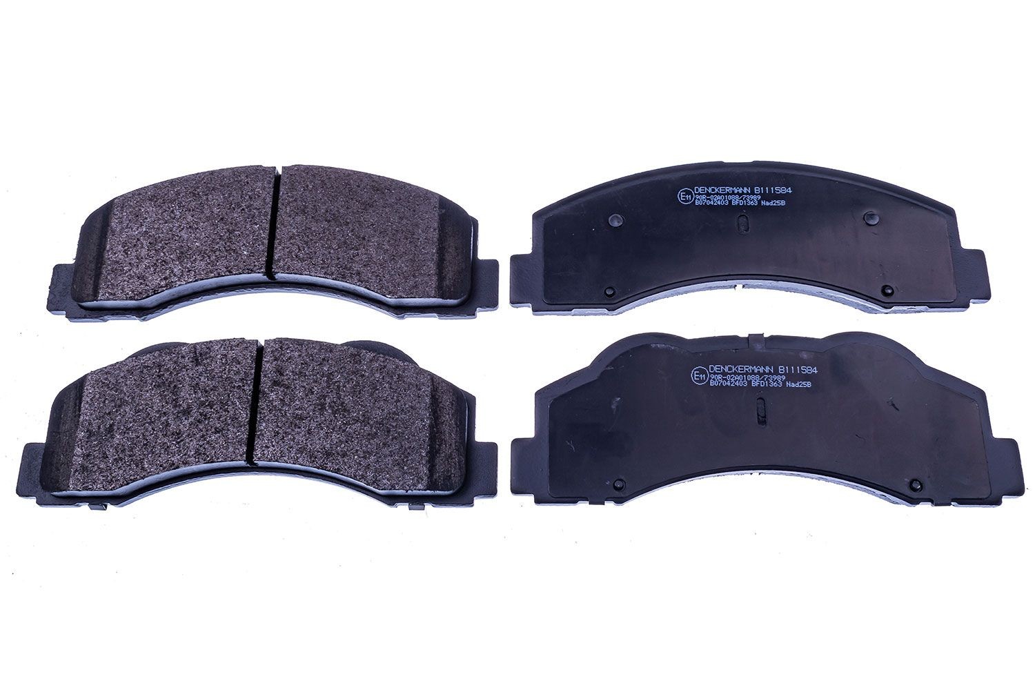 DENCKERMANN Brake pad set Article number: B111585 cheaply