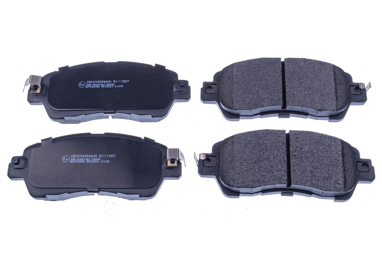 DENCKERMANN Brake pad set Article number: B111587 cheaply