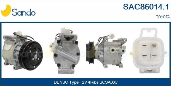SANDO Starter motor Article number: 6040009.0 cheaply