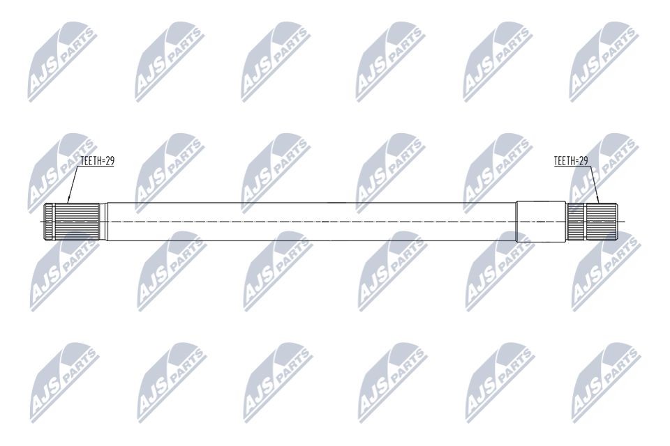 NTY Intermediate Shaft Article number: NWP-CH-001 cheaply