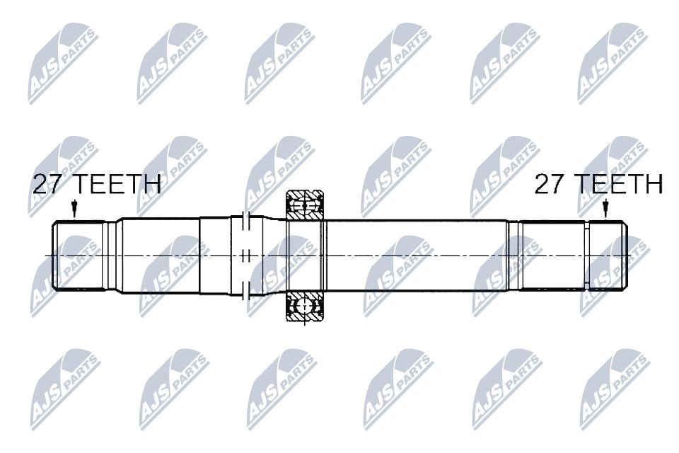 NTY Drive shaft Article number: NWP-ME-003 cheaply
