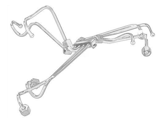 ENGITECH ENT040031 High Pressure Pipe, injection system Daily 2.8 35 S 11,35 C 11 106 PS Diesel 2009