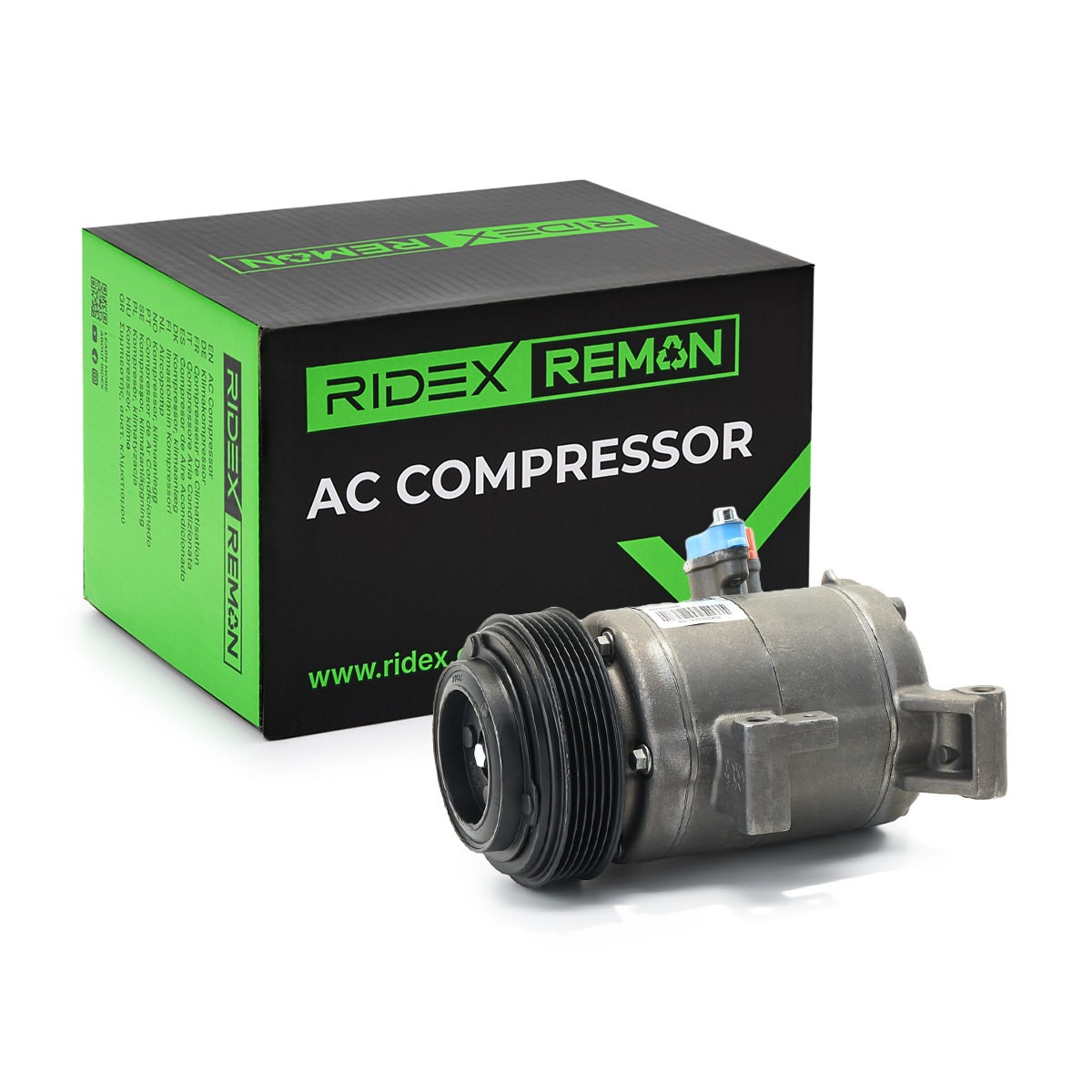 RIDEX REMAN Klimakompressor Varenummer: 447K0588R billige