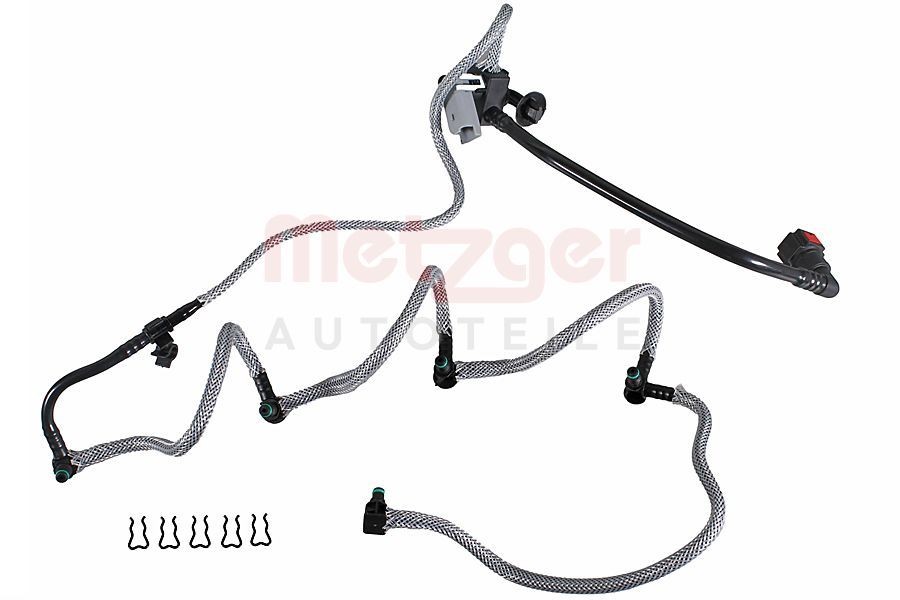 METZGER 0840168 Voolik, Jääkkütus VEL SATIS 2.2 dCi 116 HP Diisel