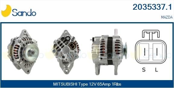 SANDO Ignition coil Article number: SIC71043.0 cheaply