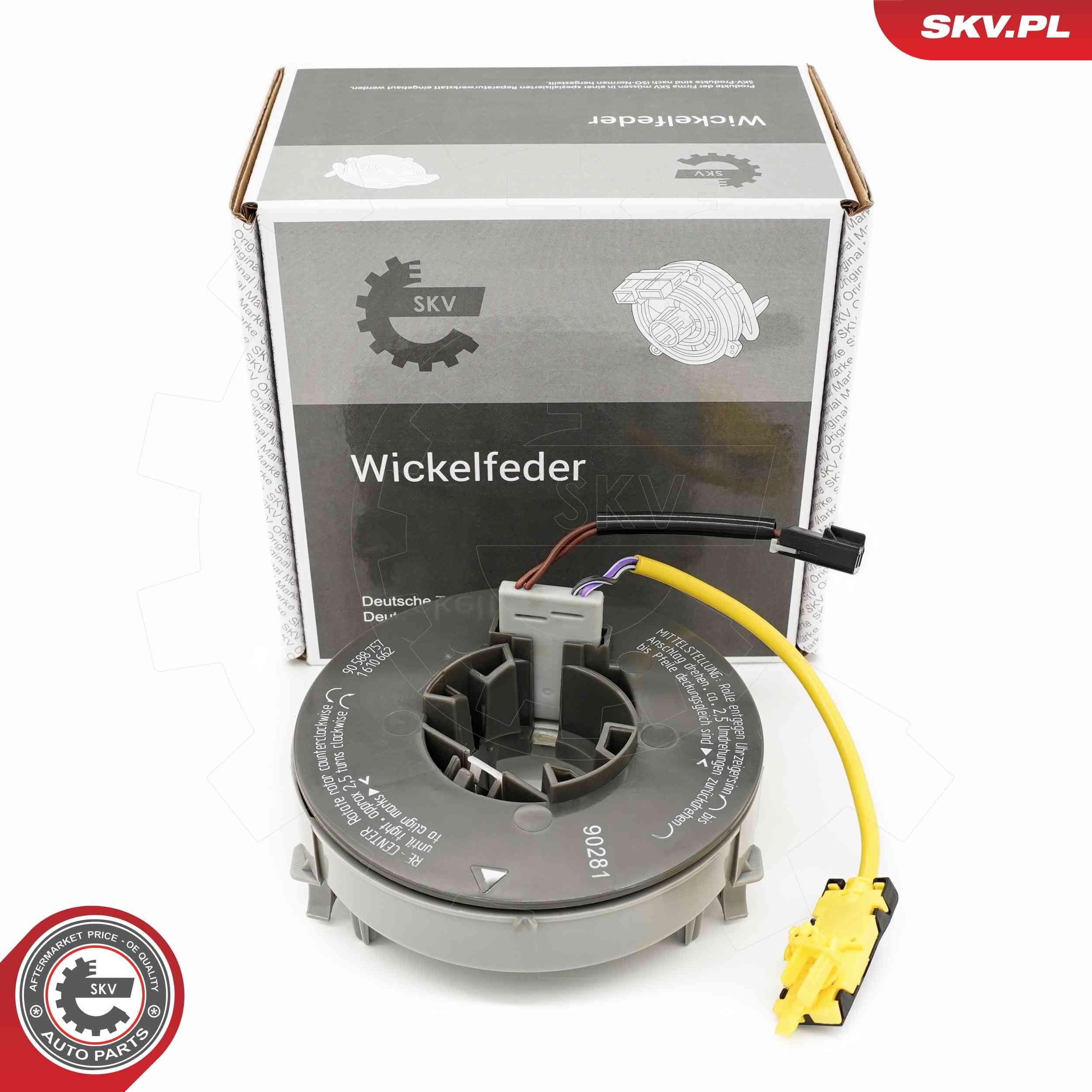 ESEN SKV 96SKV659 Clockspring, airbag ASTRA 2.2 DTI (F08, F48) 117 PS Diesel 2009