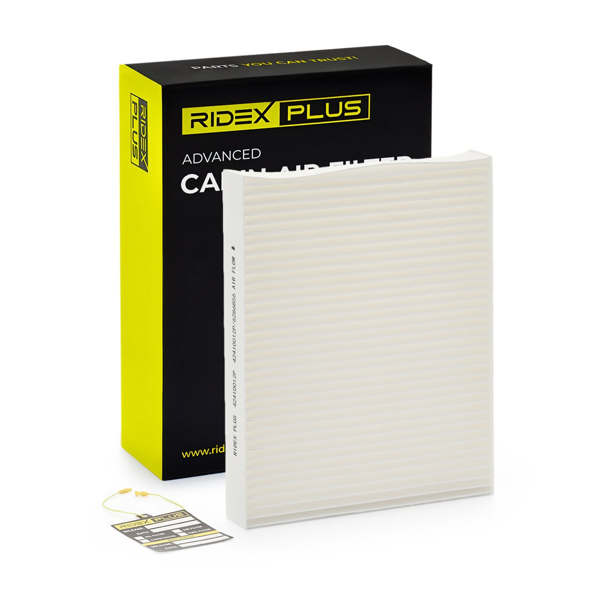RIDEX PLUS Filter, salongiõhk Artikli number: 424I0012P soodsalt