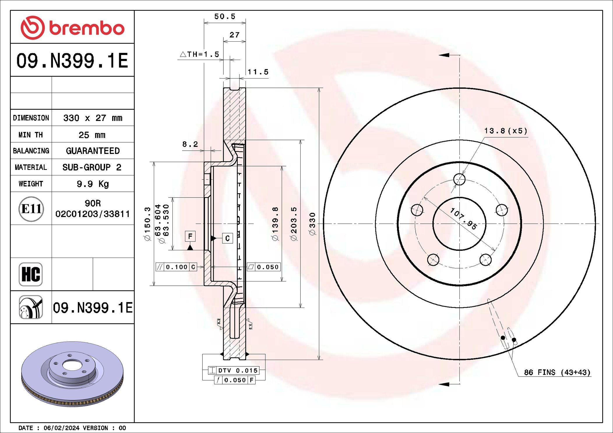 BREMBO Brake discs and pads set Article number: KT 08 077 cheaply