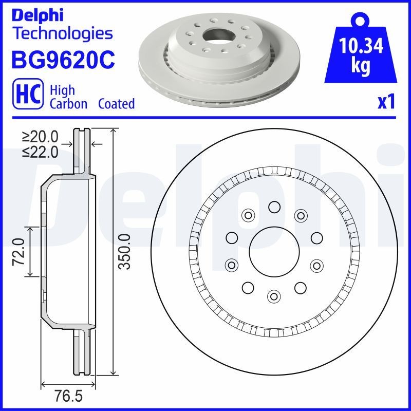 DELPHI Piduriketas Artikli number: BG9620C soodsalt