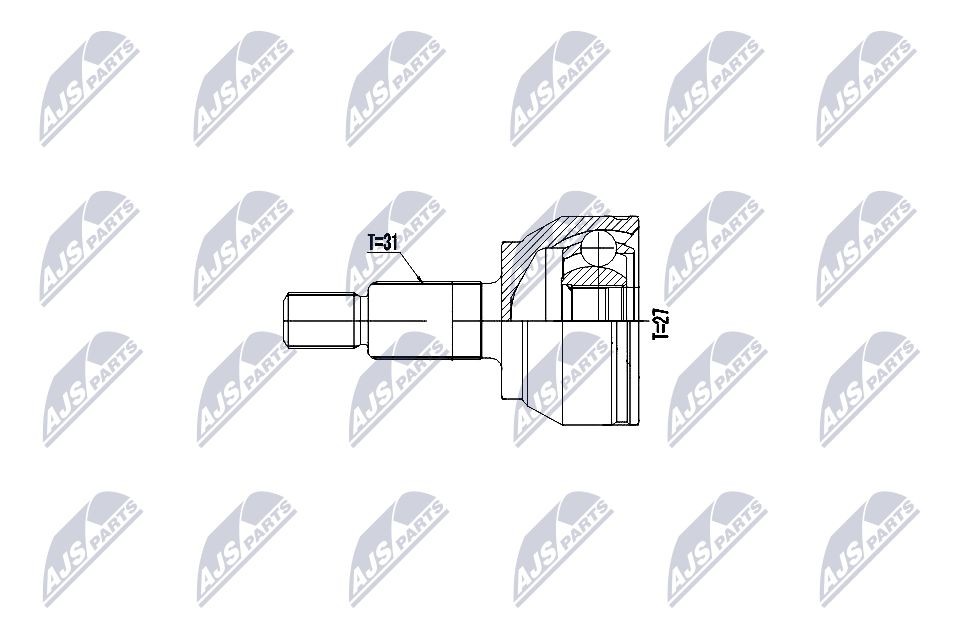 NTY Joint kit, drive shaft Article number: NPZ-LR-019 cheaply