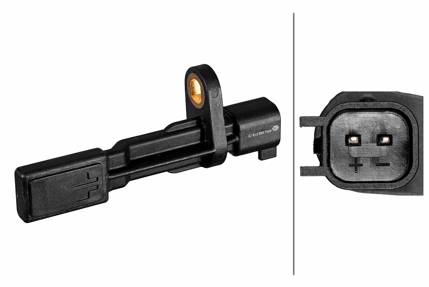 HELLA ABS sensor Article number: 6PU 358 218-721 cheaply