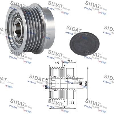 SIDAT Alternator Freewheel Clutch Article number: 455279 cheaply
