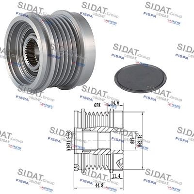 SIDAT Alternator Freewheel Clutch Article number: 455280 cheaply
