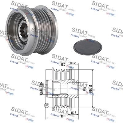 SIDAT Alternator Freewheel Clutch Article number: 455296 cheaply