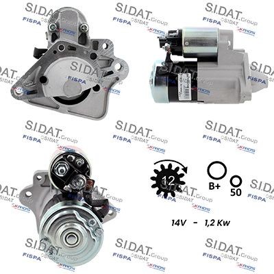 SIDAT Starter Artikli number: S12MH0825A2 soodsalt