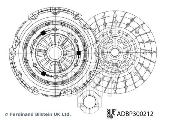 BLUE PRINT Sidurikomplekt Artikli number: ADBP300212 soodsalt