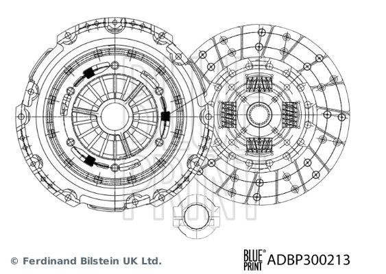 BLUE PRINT Clutch kit Article number: ADBP300213 cheaply