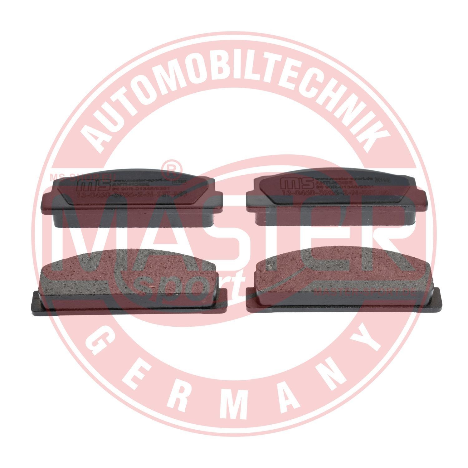 MASTER-SPORT Brake pad set Article number: 236039362 cheaply