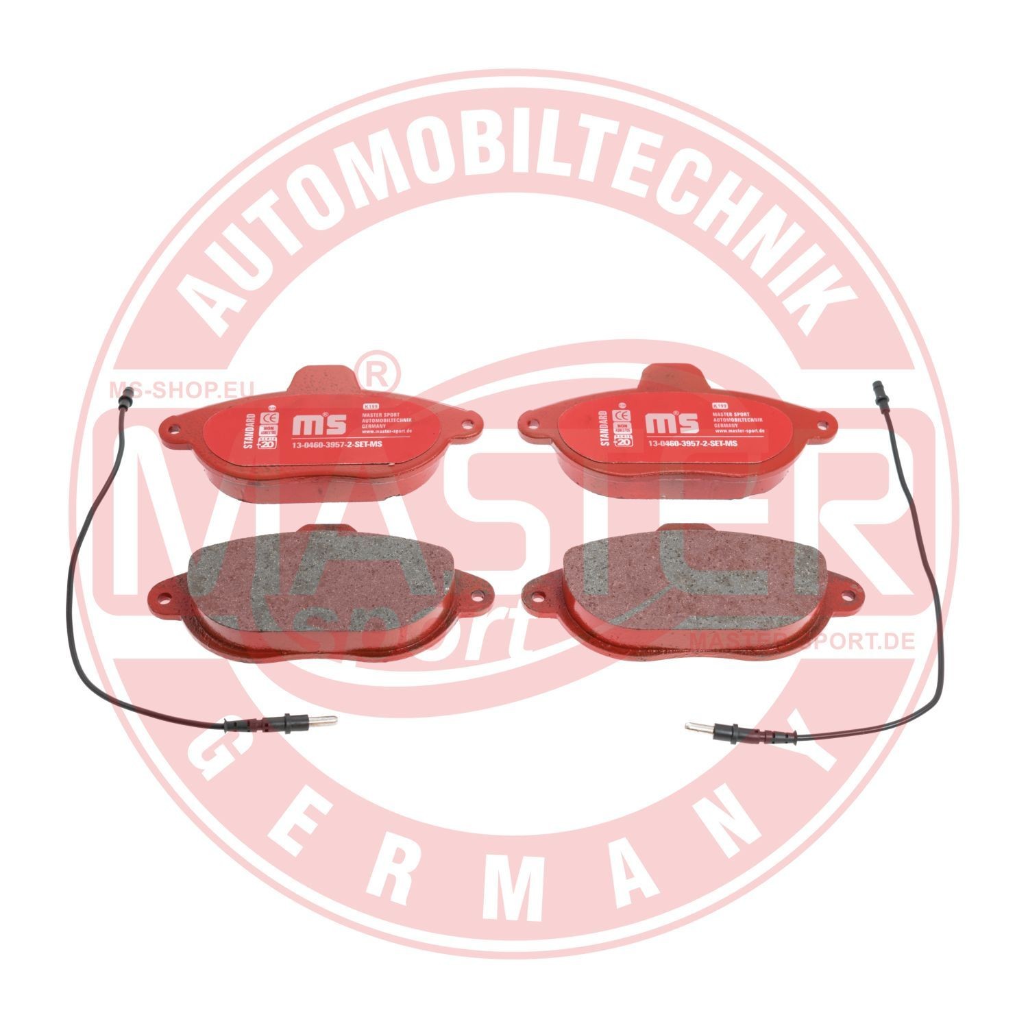 MASTER-SPORT Brake pad set Article number: 236039571 cheaply