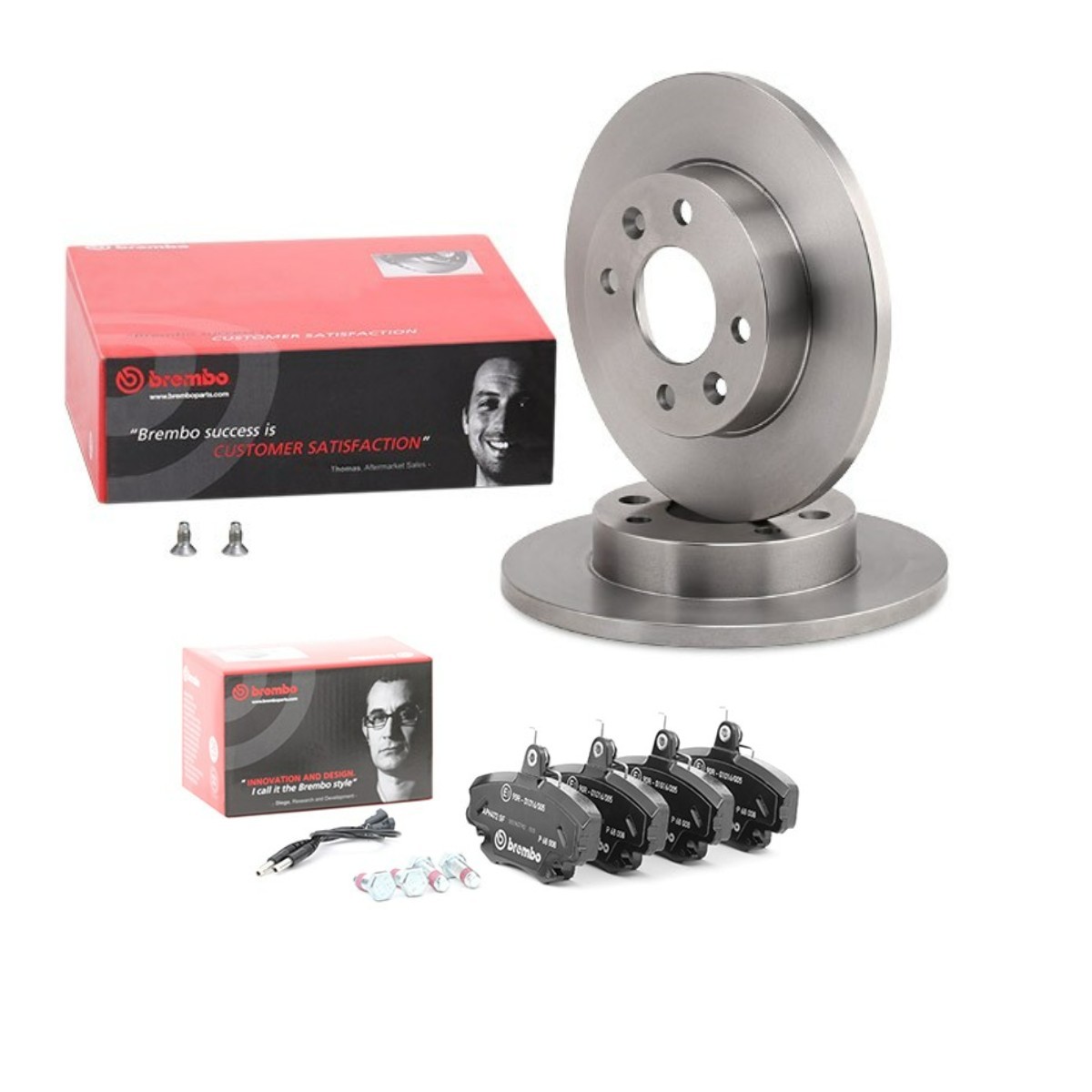 BREMBO Brake discs and pads set Article number: BRB3405N0047 cheaply